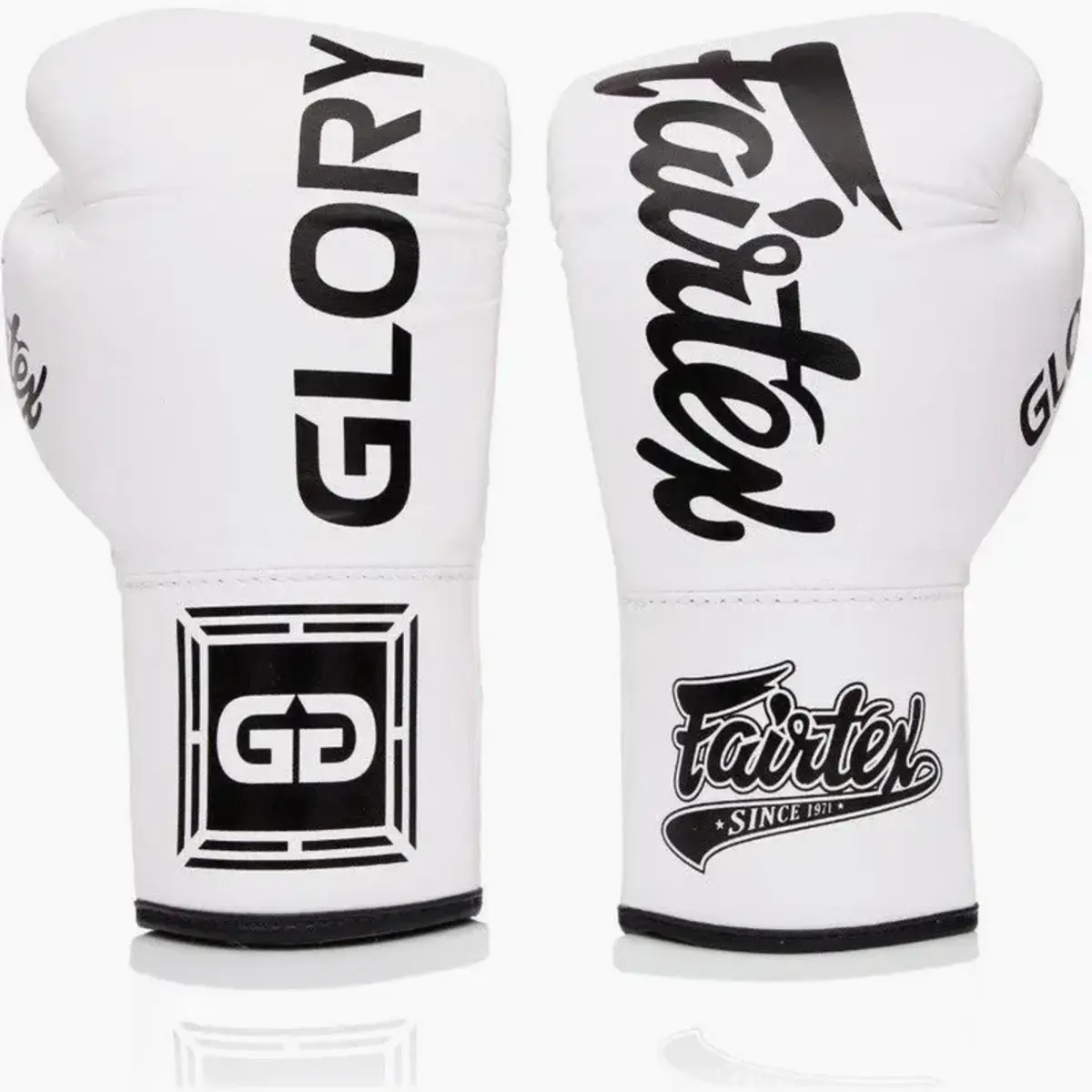 Fairtex Glory BGLG1 gants de boxe à lacets – blanc