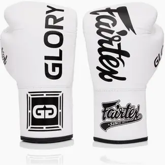 FAIRTEX Glory BGLG1 Bokshandschoenen met Veters – Wit