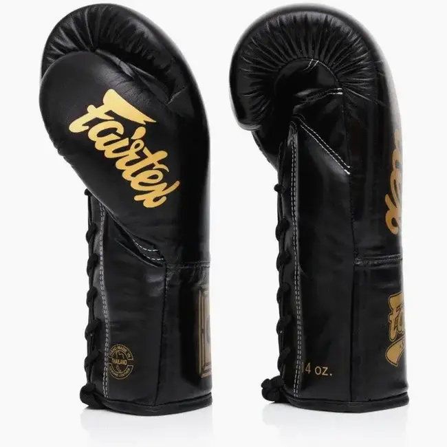 FAIRTEX Glory X FAIRTEX Bokshandschoenen - BGLG1 met veterrs - ZWART