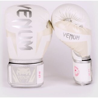 Venum ELITE - BOKSHANDSCHOENEN - white /silver/pink