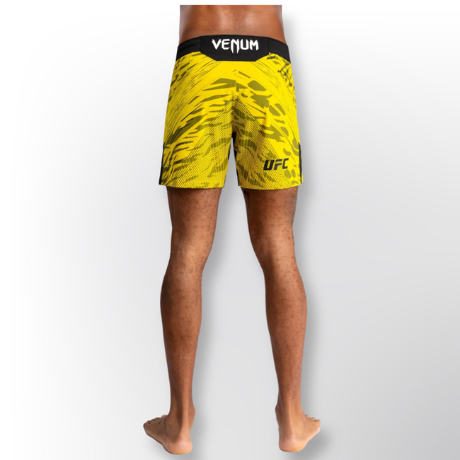 Venum UFC Fusion by Venum Authentic Fight Night Men’s Fight Short - Short Fit - Yellow