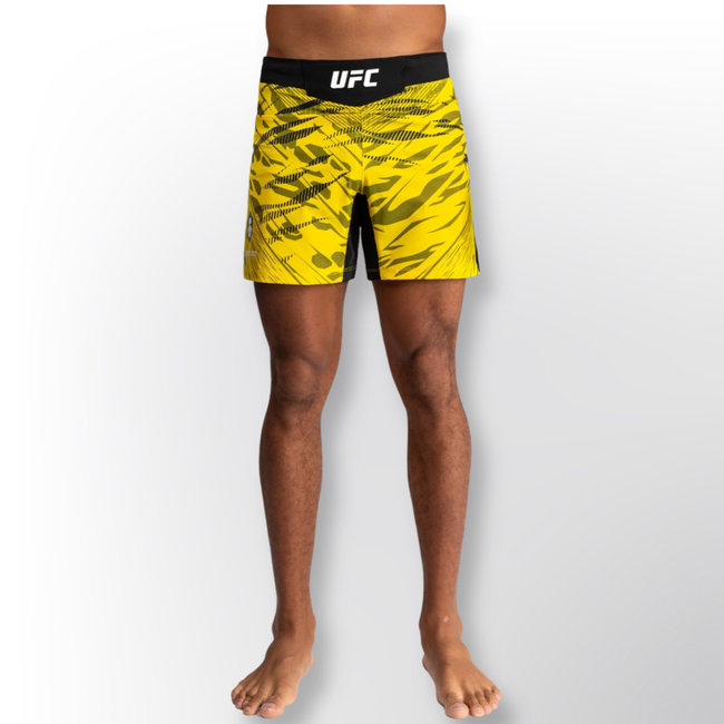 Venum UFC Fusion by Venum Authentic Fight Night Men’s Fight Short - Short Fit - Yellow