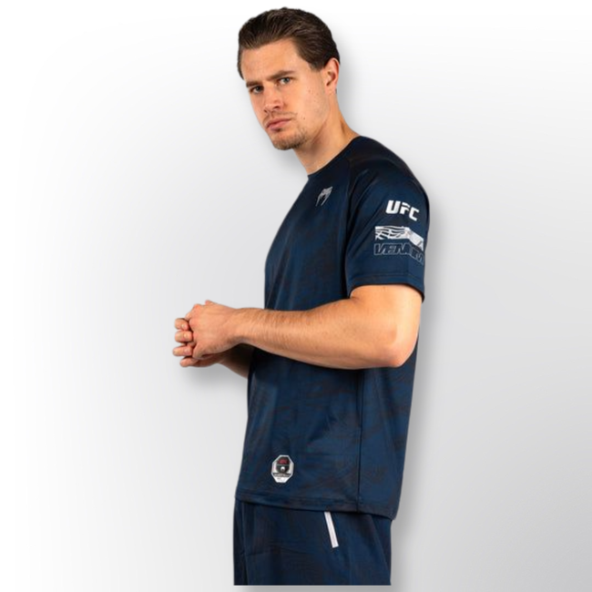 Venum UFC Fusion by Venum Fight Week Men’s Dry-Tech T-Shirt - Oceanic Blue