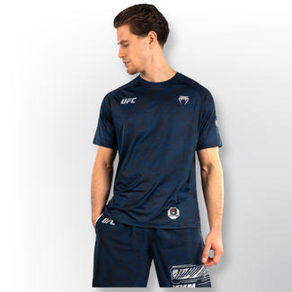 Venum UFC Fusion by Venum Fight Week Men’s Dry-Tech T-Shirt - Oceanic Blue
