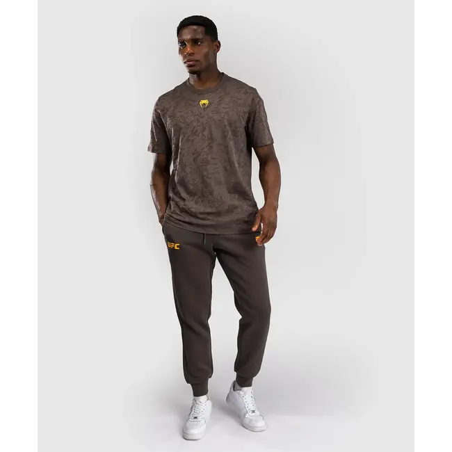 Venum UFC Fusion by Venum Fight Week Men’s Dry-Tech T-Shirt - Earthen Brown