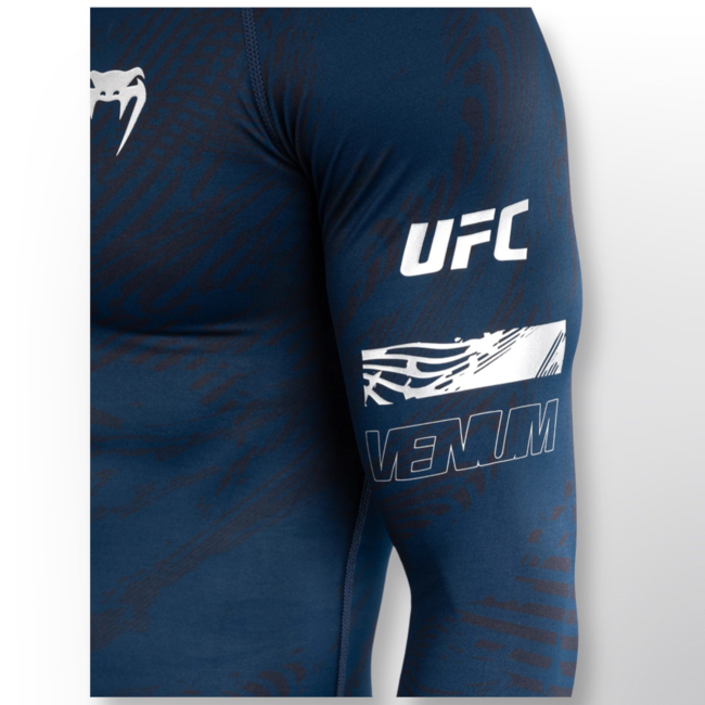 Venum UFC Fusion by Venum Fight Week Men’s Performance Long Sleeve Rashguard - Oceanic Blue