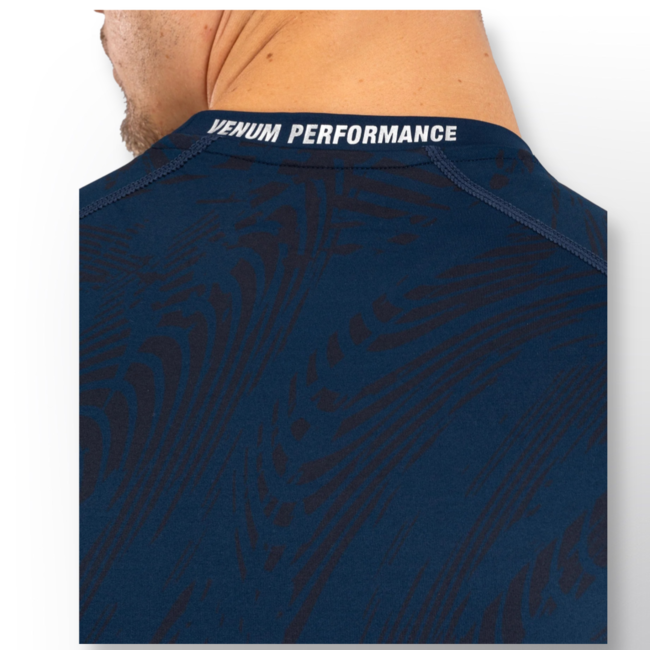 Venum UFC Fusion by Venum Fight Week Men’s Performance Long Sleeve Rashguard - Oceanic Blue