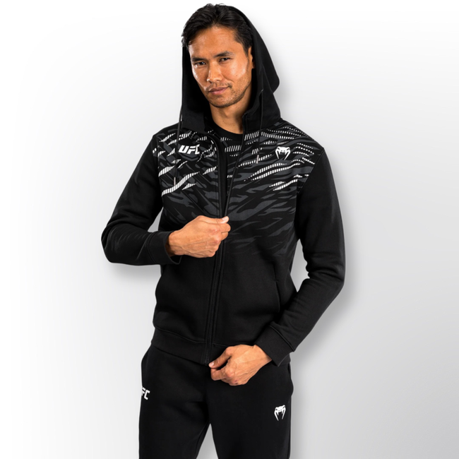 Venum UFC Fusion by Venum Men’s Replica Zip Hoodie - Black