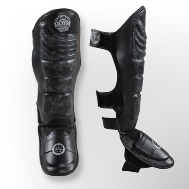 JOYA JOYA KICKBOKS SCHEENBESCHERMER 'BLACK FALCON' LEER