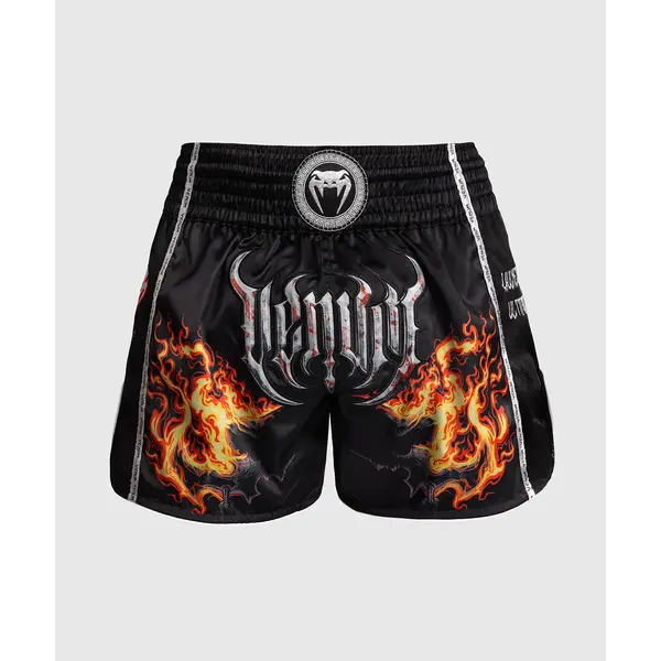 Venum Gladiator 5.0 short de Muay Thaï - noir/Neon Orange