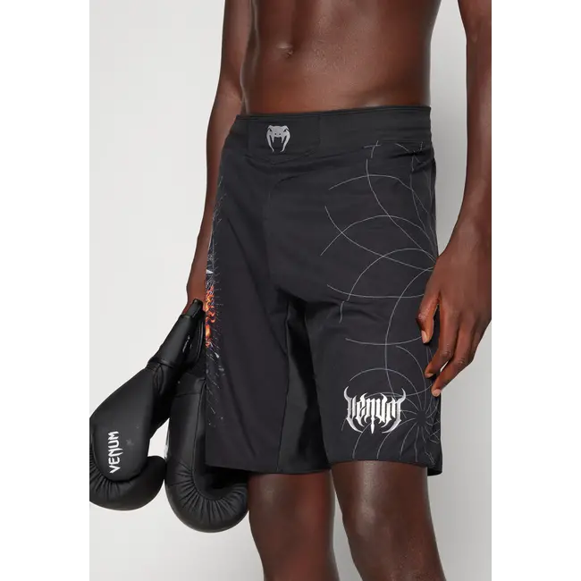 Venum Gladiator 5.0 Men’s Fight Shorts - Black/Silver