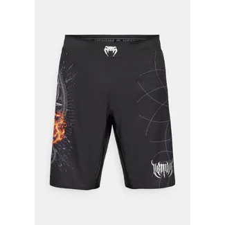 Venum Gladiator 5.0 Men’s Fight Shorts - Black/Silver