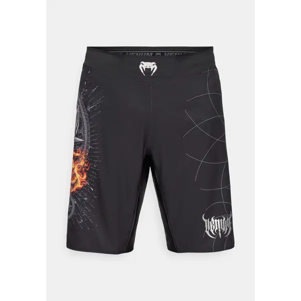 Venum Gladiator 5.0 Herren-Kampfshorts – Schwarz/Silber