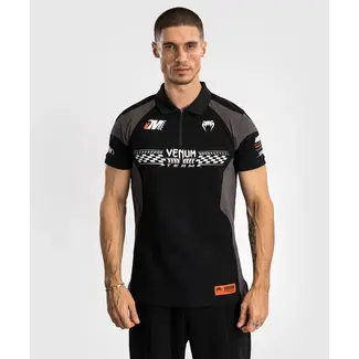Venum Motorsport Cotton Polo - Deep Black
