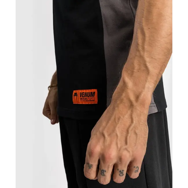 Venum Motorsport Cotton Polo - Deep Black