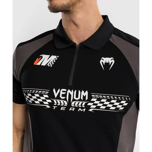 Venum Motorsport Cotton Polo - Deep Black