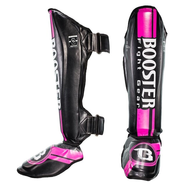 Booster Fightgear Booster  - Scheenbeschermers -  BSG V3 BLACK/PINK