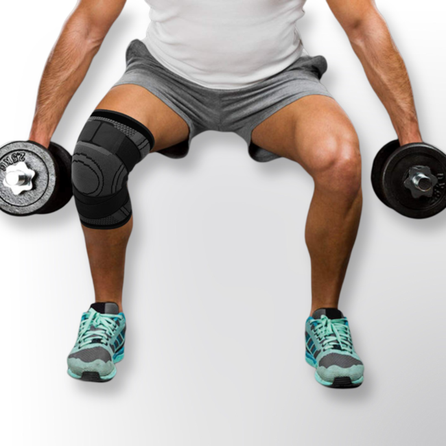 Fightsense Fightsense Knie Brace Zwart/Grijs – Ondersteuning en Stabiliteit bij Sportblessures