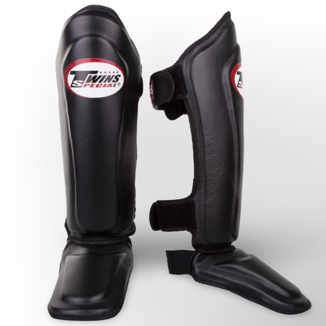 Twins Special Twins Special SGL 7 Scheenbeschermers – Zwart – Pro Bescherming voor Kickboksen & MMA