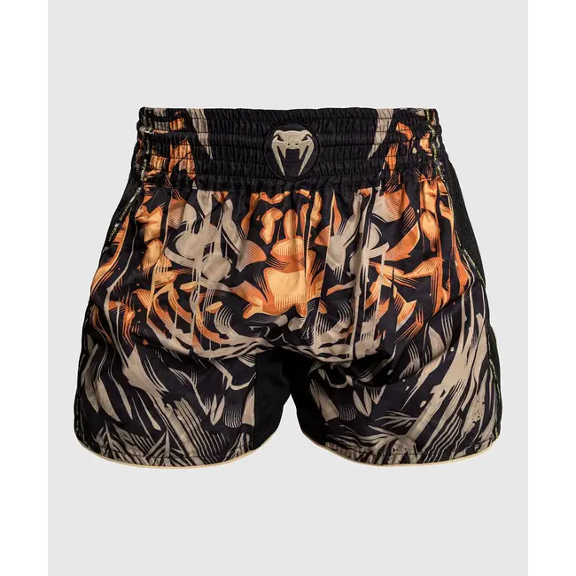 Venum Venum Tiger Muay Thai Shorts - Black/Neon Orange