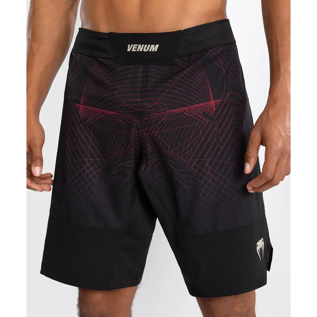 Venum G-Fit Air homme's Fight short - Deep Black/Fire rouge
