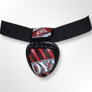 JOYA Kruisbeschermer van Staal - Zwart/Rood
