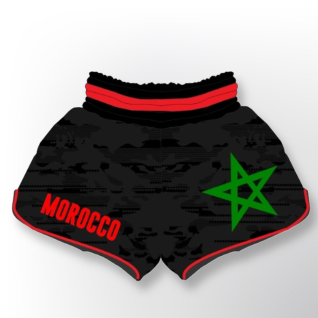 Fightsense FIGHTSENSE - Fightshort - MAROKKO - ATLAS GREEN STAR