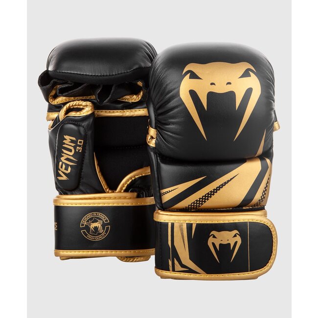 Venum Venum Challenger 3.0. - MMA Sparring Handschoenen - Zwart/GOUD