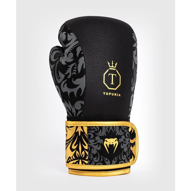 Venum Ilia Topuria Unmatched Boxing Gloves - Black/Gold