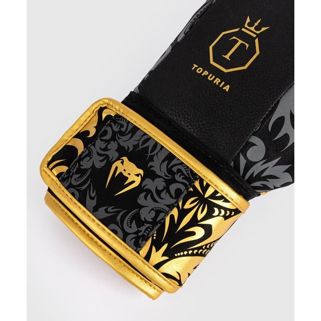 Venum Ilia Topuria Unmatched Boxing Gloves - Black/Gold