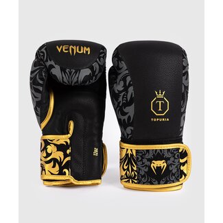 Venum Ilia Topuria Unmatched Boxing Gloves - Black/Gold