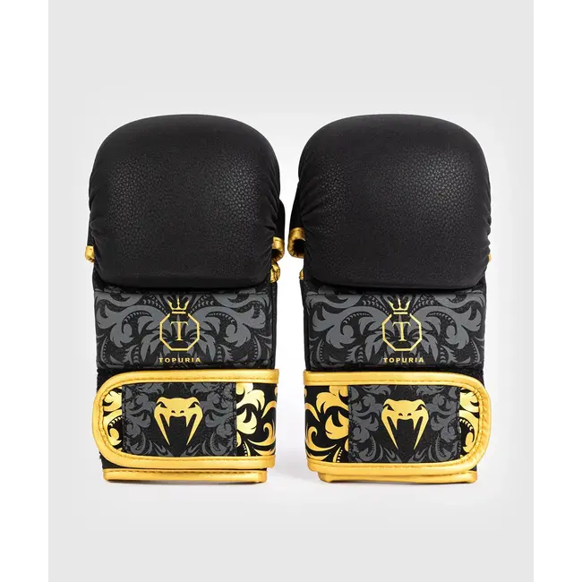 Venum Venum x Ilia Topuria Unmatched MMA Sparring Gloves - Black/Gold