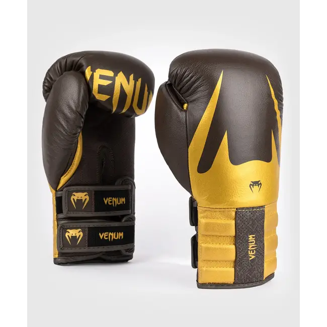 Venum Venum Reverso Boxing Gloves - Chocolate / Gold