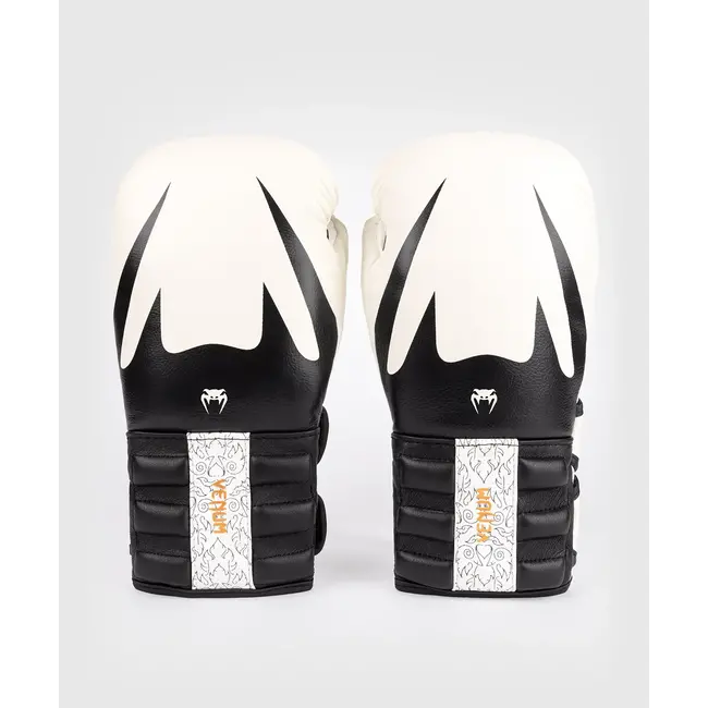 Venum Reverso Boxing Gloves - Snow White / Black