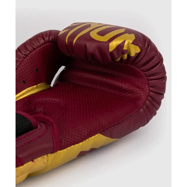 Venum Reverso Boxing Gloves - Cherry Red / Gold