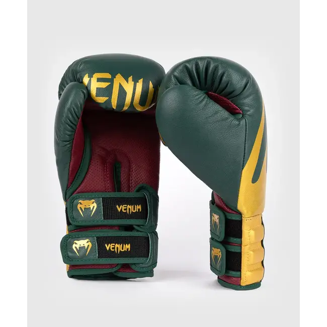 Venum Reverso Boxing Gloves - Emerald Green / Gold