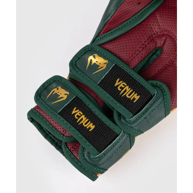Venum Reverso Boxing Gloves - Emerald Green / Gold