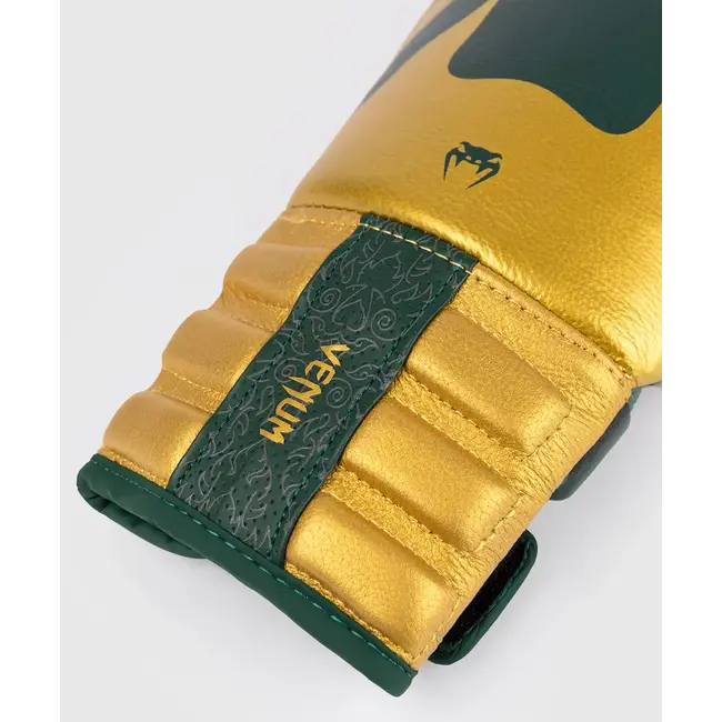 Venum Reverso Boxing Gloves - Emerald Green / Gold