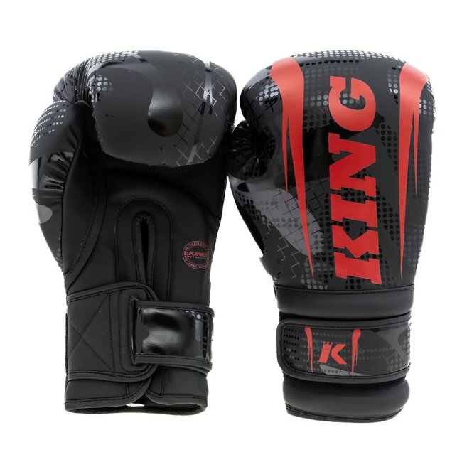 King Pro Boxing KING - BOKSHANDSCHOENEN - KPB/BG SHOGUN 3 - ZWART/ROOD