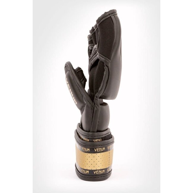 Venum Impact 2.0 Hook and Loop MMA Gloves - Black/Gold
