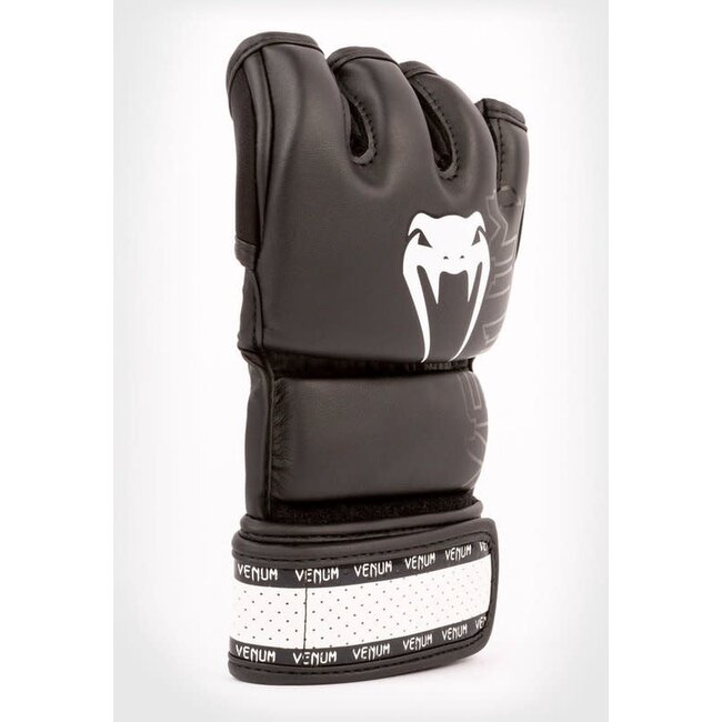 Venum Venum Impact 2.0 Hook and Loop MMA Gloves - Black/white