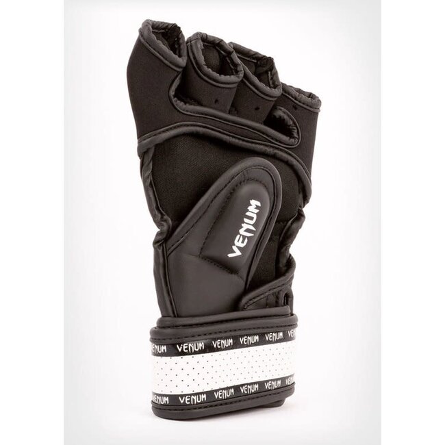 Venum Venum Impact 2.0 Hook and Loop MMA Gloves - Black/white