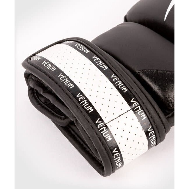 Venum Venum Impact 2.0 Hook and Loop MMA Gloves - Black/white