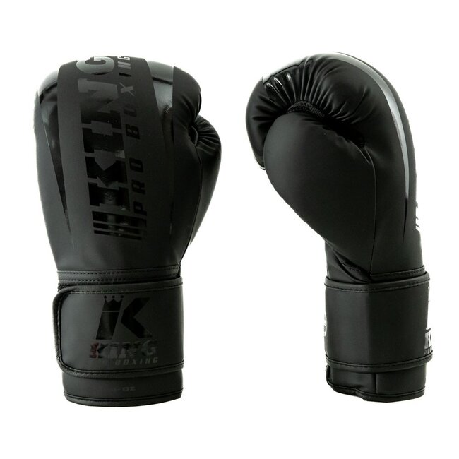 King Pro Boxing Bokshandschoenen -KPB/REVO 4- black on black