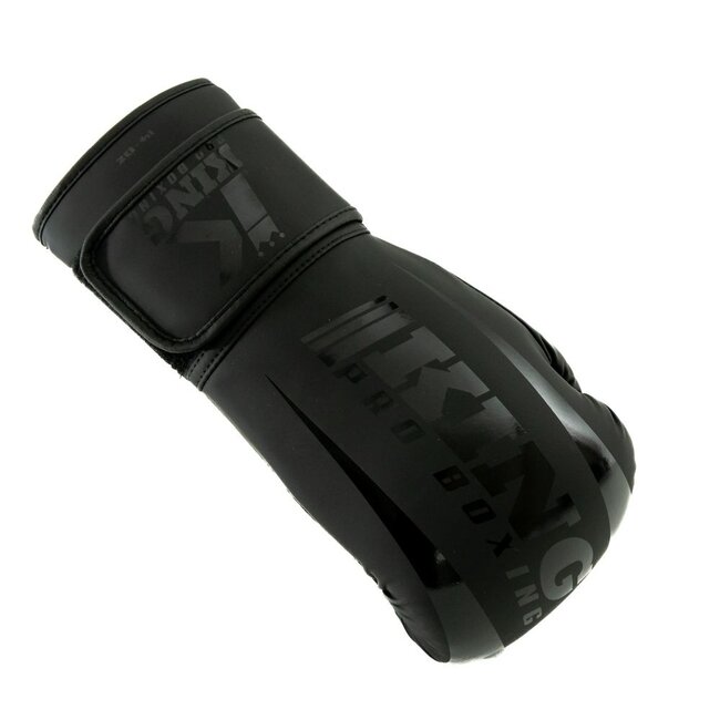 King Pro Boxing Bokshandschoenen -KPB/REVO 4- black on black