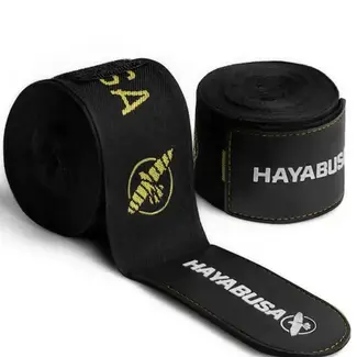 Hayabusa Deluxe Hand Wraps Bandages – Zwart/Goud– 460 cm