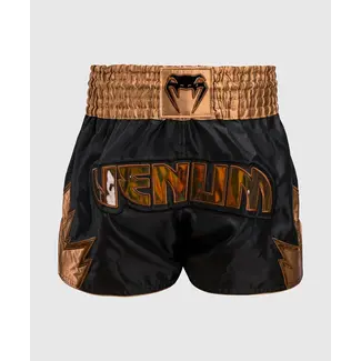 Venum Inferno Muay Thai Shorts - Black/Bronze