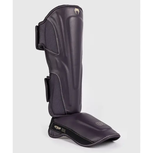 Venum Impact Evo Shin Guards - Deep Purple