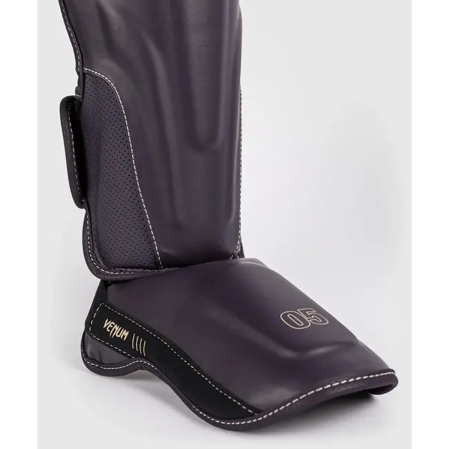 Venum Impact Evo Shin Guards - Deep Purple