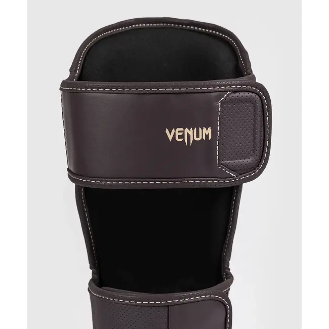 Venum Impact Evo Shin Guards - Chocolate